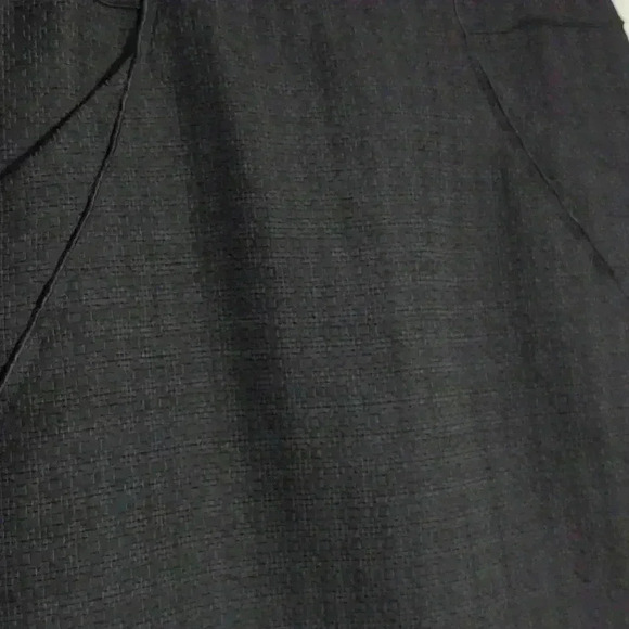 MARIO SERRANI Italy Classic Black Knit Lined Skirt w/ Pockets and Zipper Size 8 - Picture 3 of 14